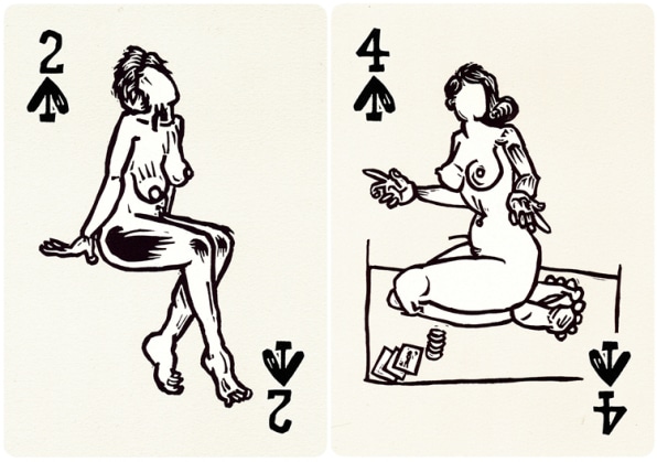 andreea deutza recommends nude women playing cards pic