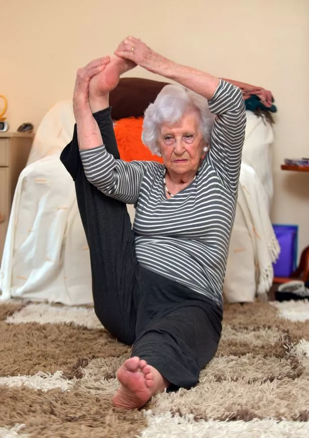 alfred gorman recommends old lady doing splits pic