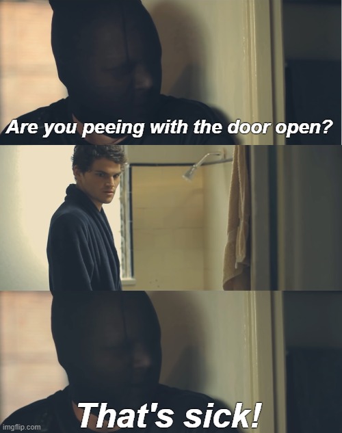 Best of Peeing with the door open
