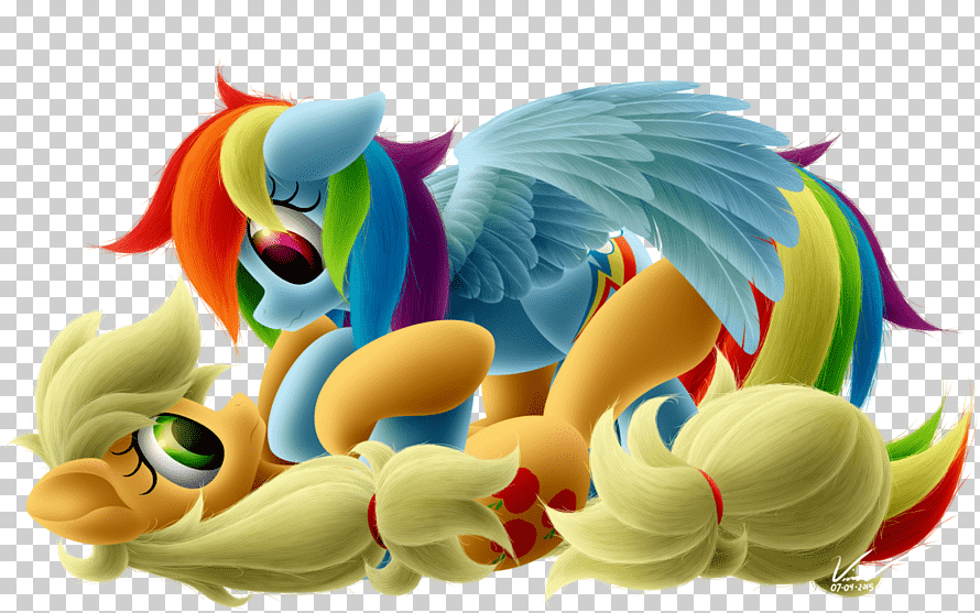 alon teshuva add pictures of rainbow dash and applejack photo