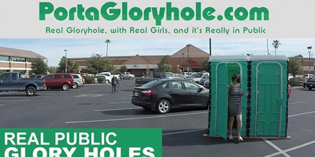 Best of Porta potty glory hole