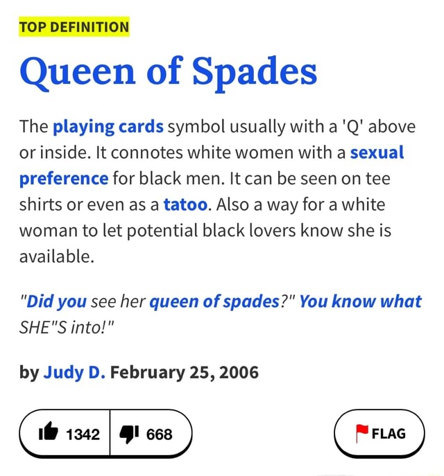 Best of Queen of spades sexual