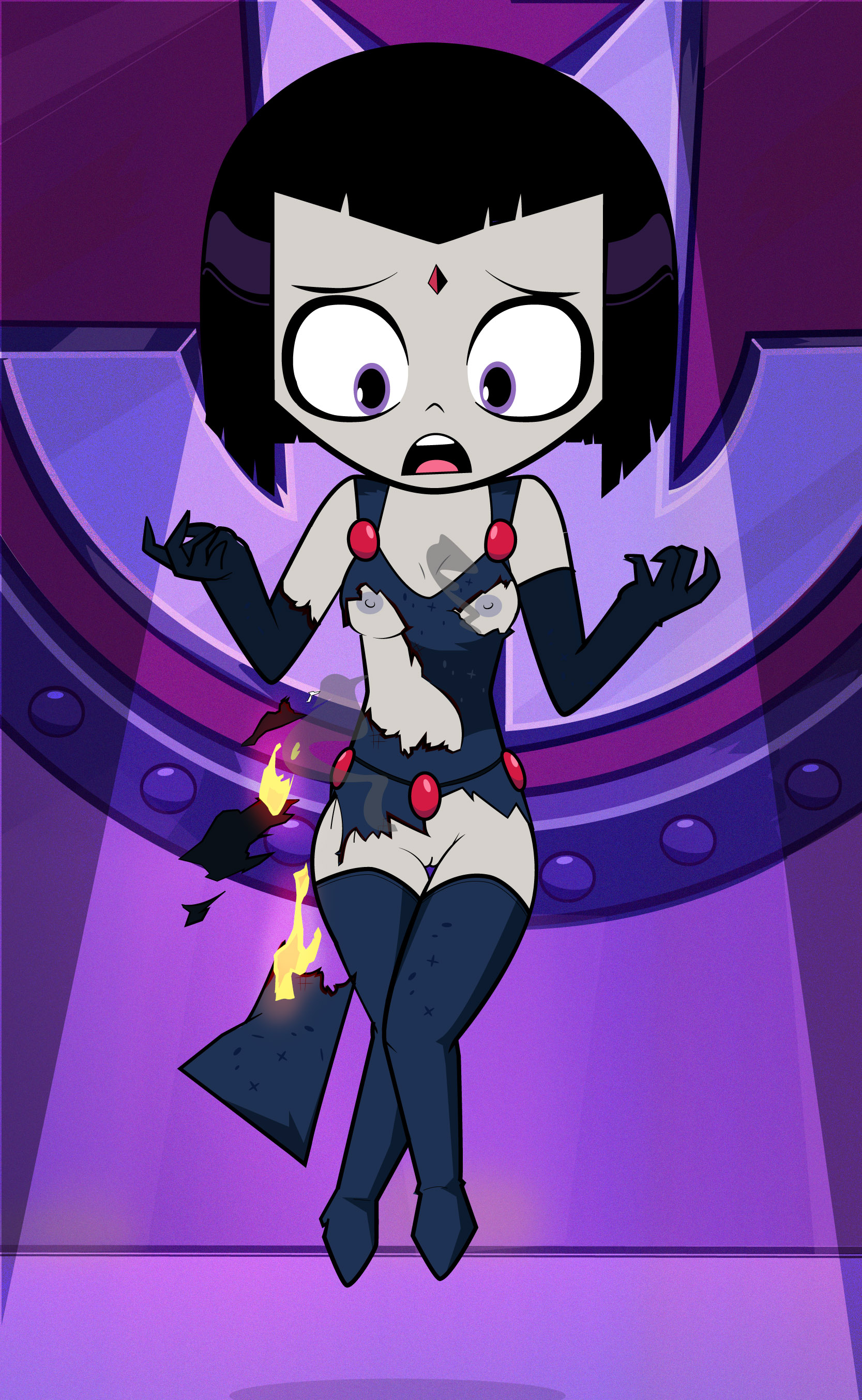 angelia greene recommends raven from teen titans go naked pic