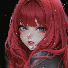 donna savarese add photo red haired anime woman