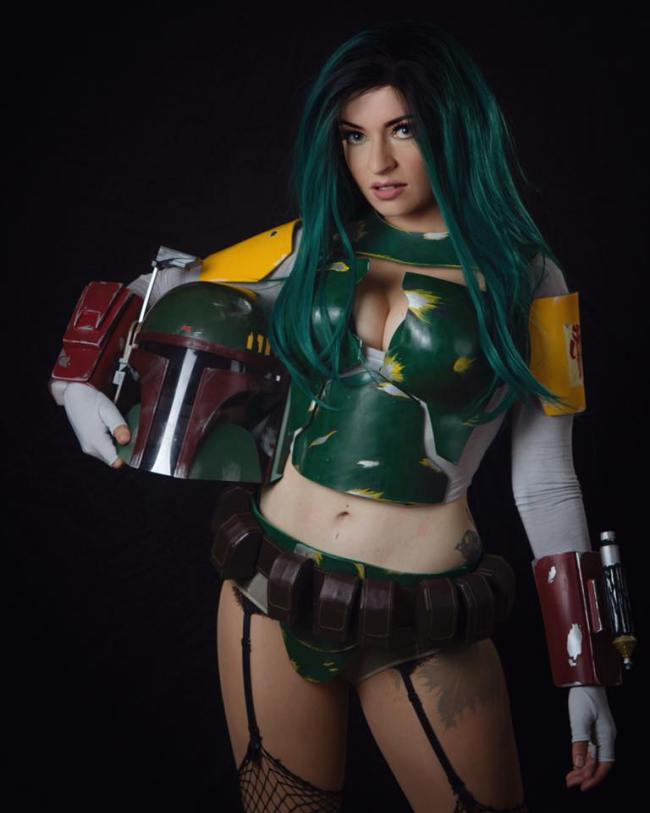 caitlin barlow share sexy boba fett photos