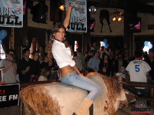 armani moody recommends sexy mechanical bull riding pic