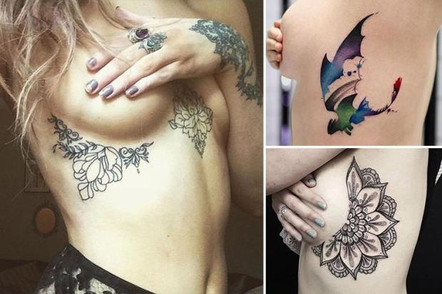 daniel bevins recommends side of boob tattoos pic