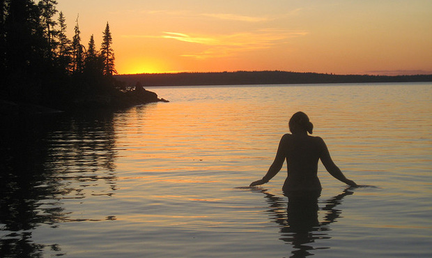 ashley dunphy add photo skinny dipping in lake