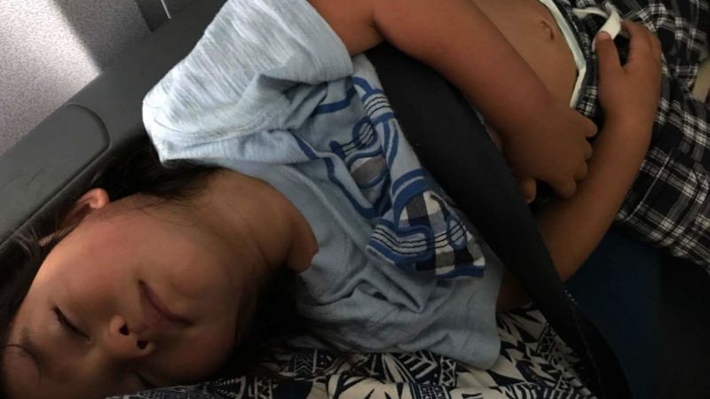 aj francisco add sleeping mom and son photo