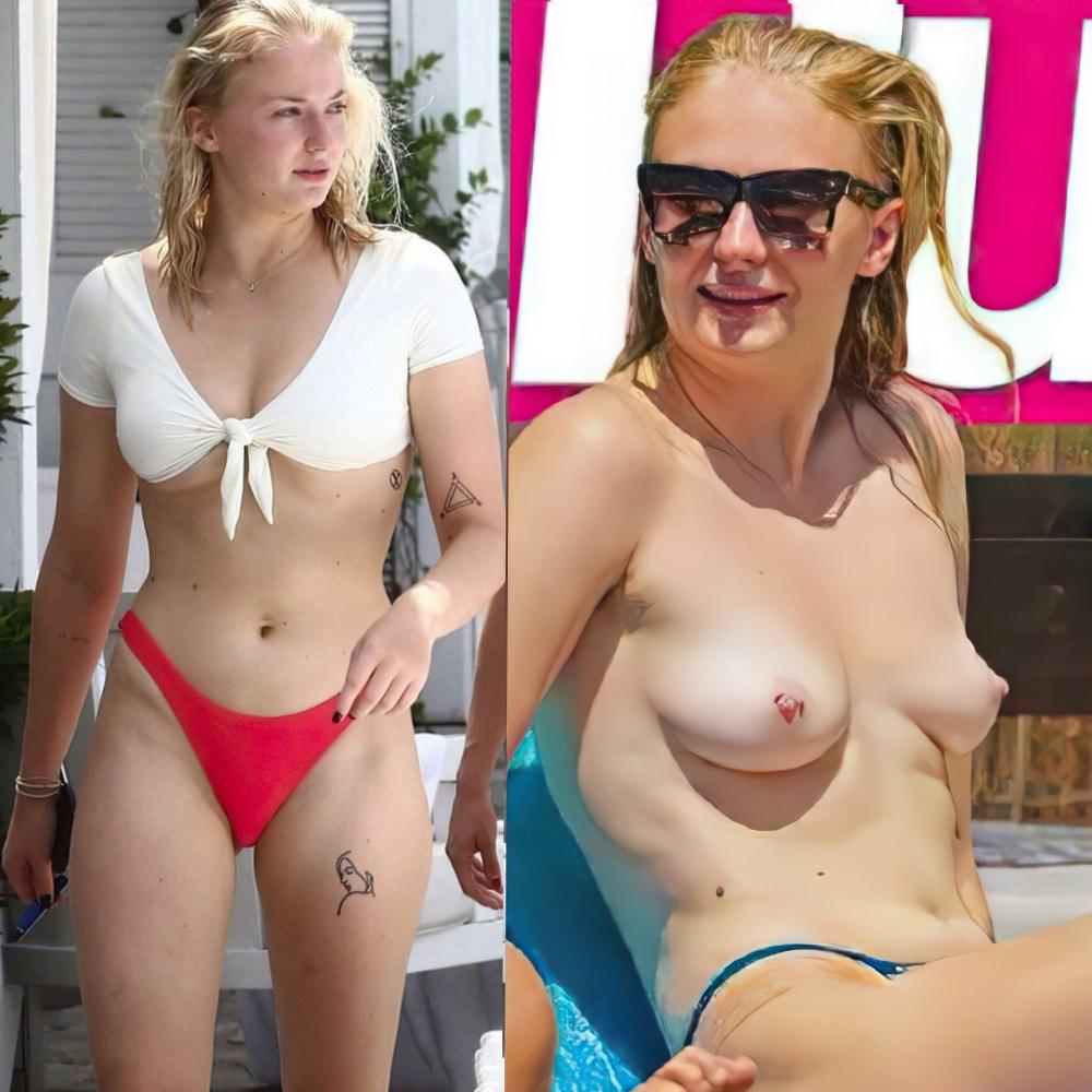 don hutchinson share sophie turner nip slip photos