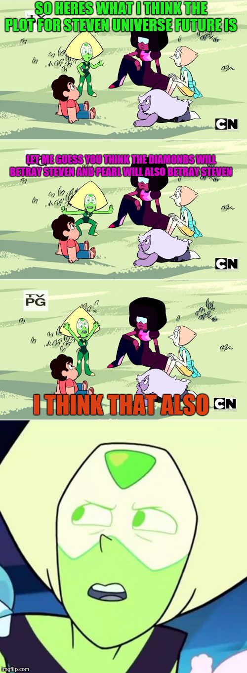 adam salkind add photo steven universe peridot meme