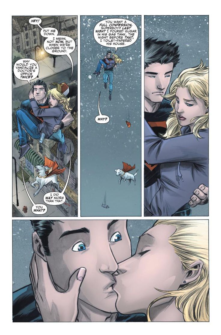 diane manns recommends superboy and supergirl kiss pic
