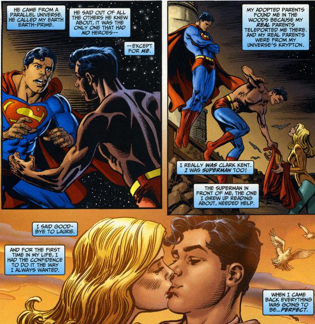 alexandre demers recommends superboy and supergirl kiss pic