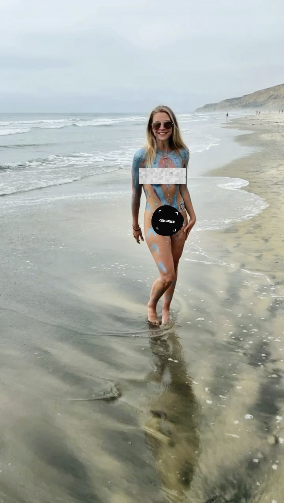 badut gendut recommends Topless Walking On Beach Porn
