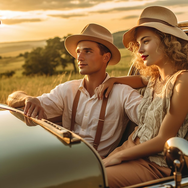 Best of Vintage couple photoshoot