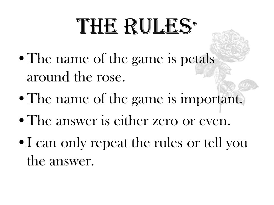 delphin thomas recommends what is the rose rule pic