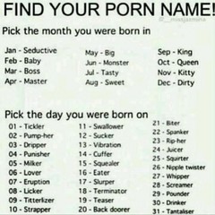 Whats Your Porn Name bad dragon