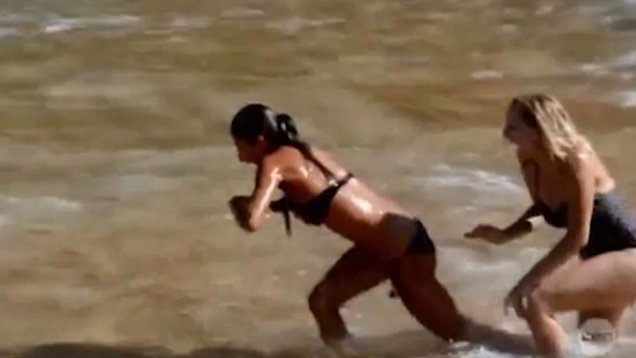 Woman Losing Bathing Suit rage porn