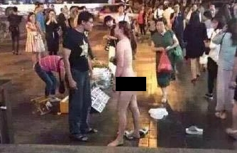 cena na recommends woman stripped in public pic