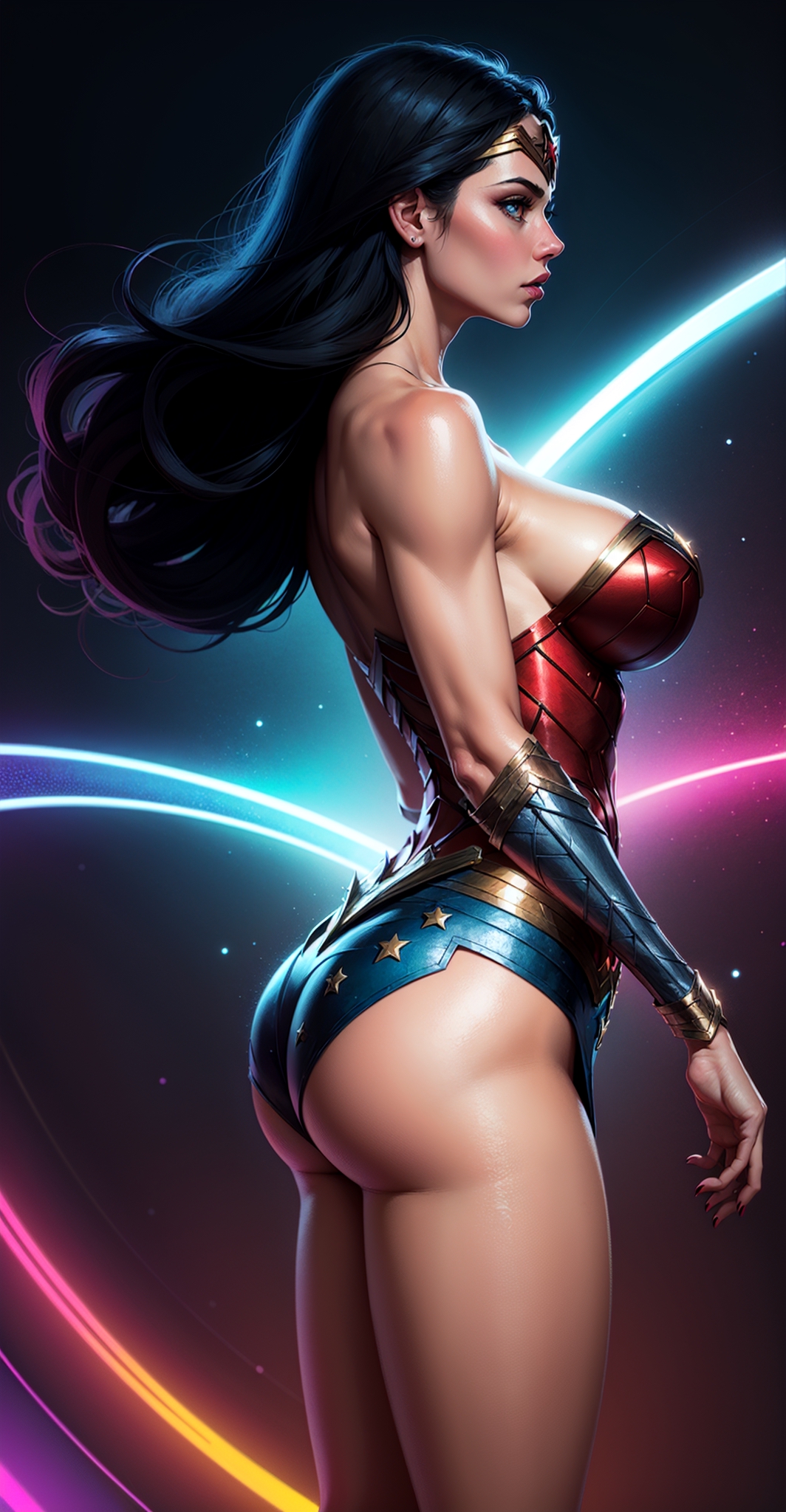 beverly higley recommends wonder woman huge tits pic